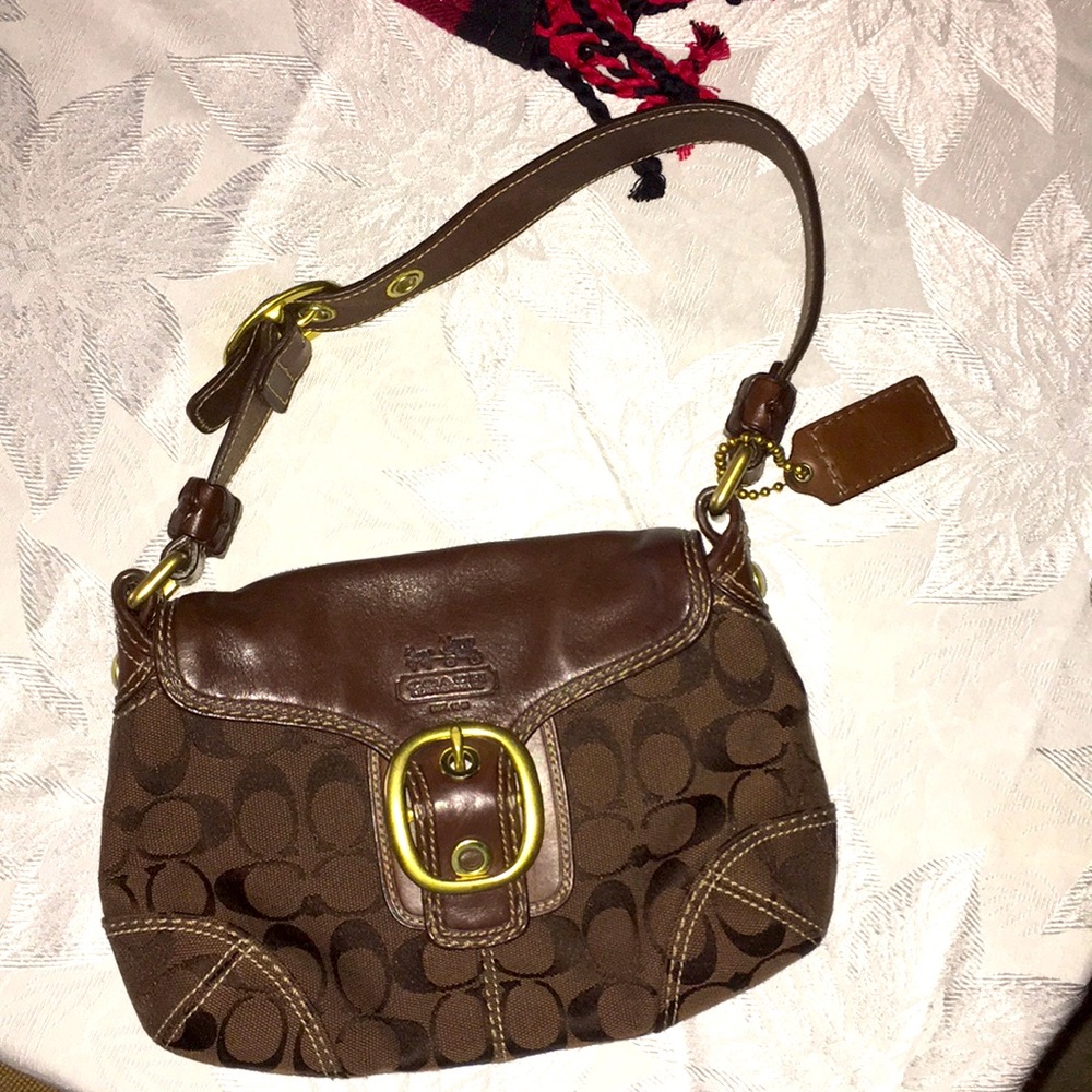 Brown vintage coach bag